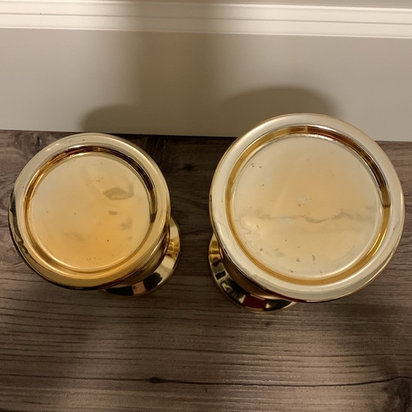 Gold Urban Barn Candle Holders - Picture 2 of 4